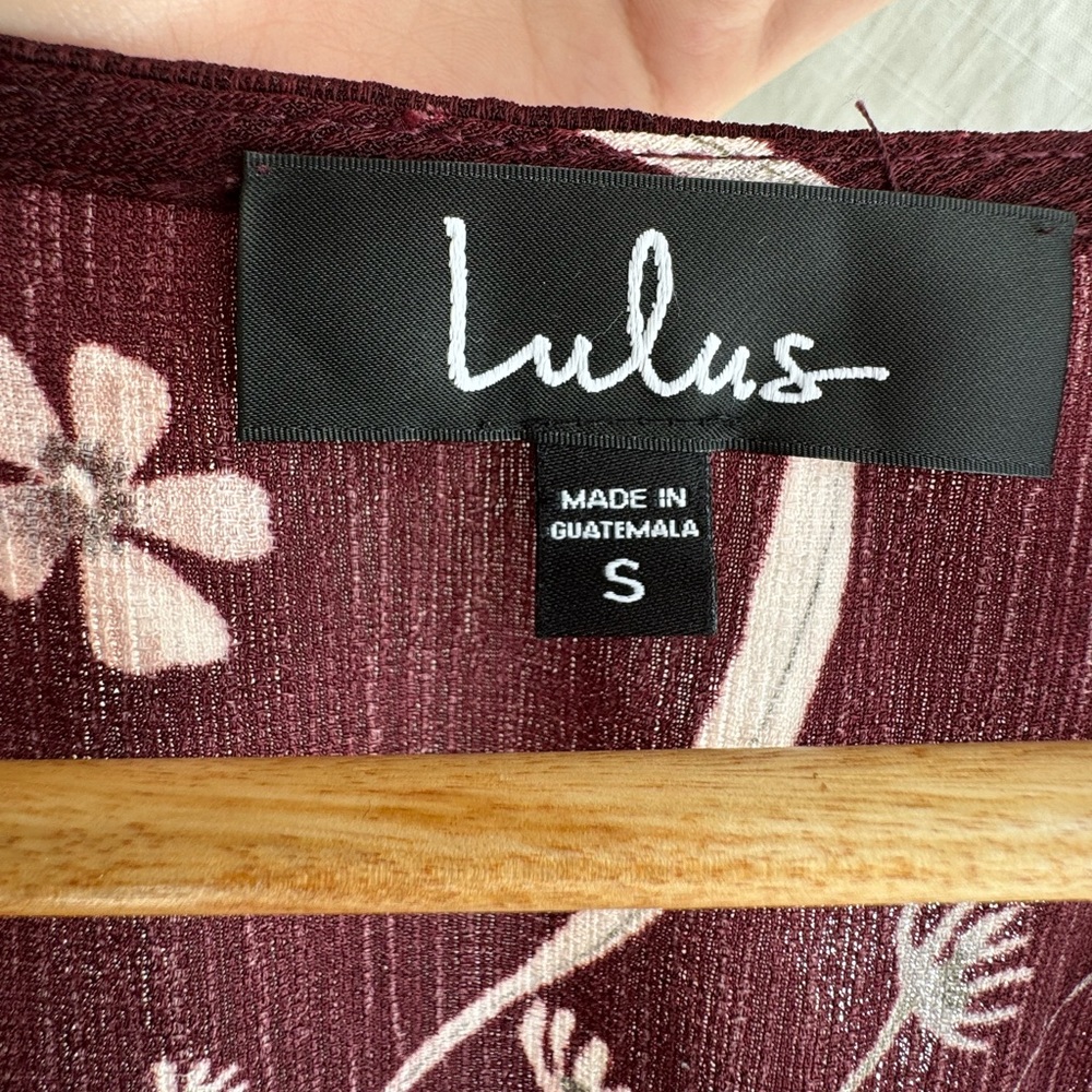 Lulu's Small Wrap Dress - Picture 4 of 4